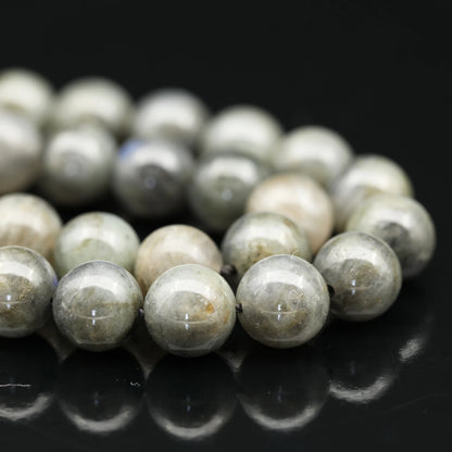 Natural Labradorite Beaded Clasp Anklet