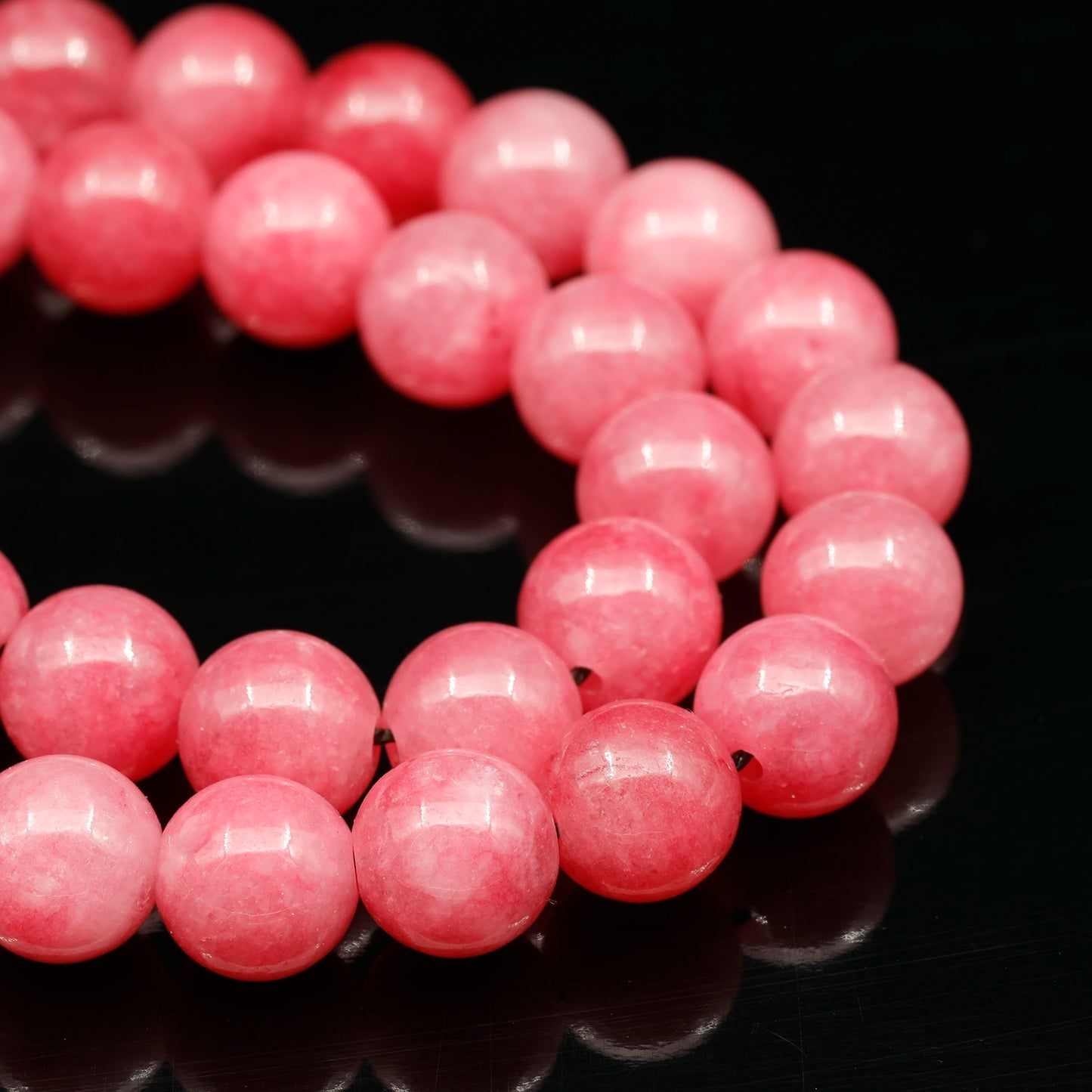 Natural Rhodochrosite Beaded Clasp Choker Necklace - ElisaJewelryArt