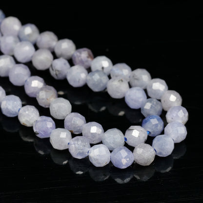 Natural Tanzanite Beaded Clasp Tiny Choker - ElisaJewelryArt